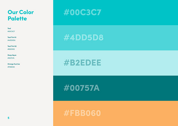 Dentistry.com — Brand Guidelines, Color Palette System