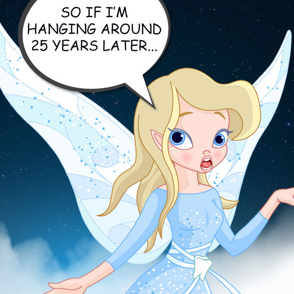 "The Tooth Fairy" — Illustrated social campaign series, Part 3
