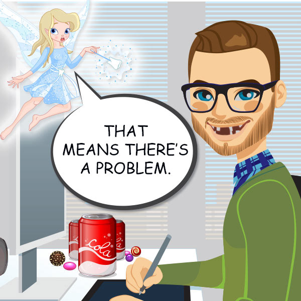 "The Tooth Fairy" — Illustrated social campaign series, Part 4