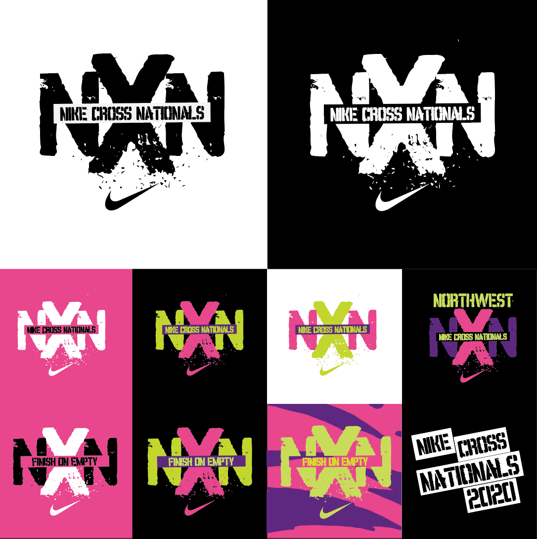 Nike Cross Nationals (NXN) — Logo Design & Variations