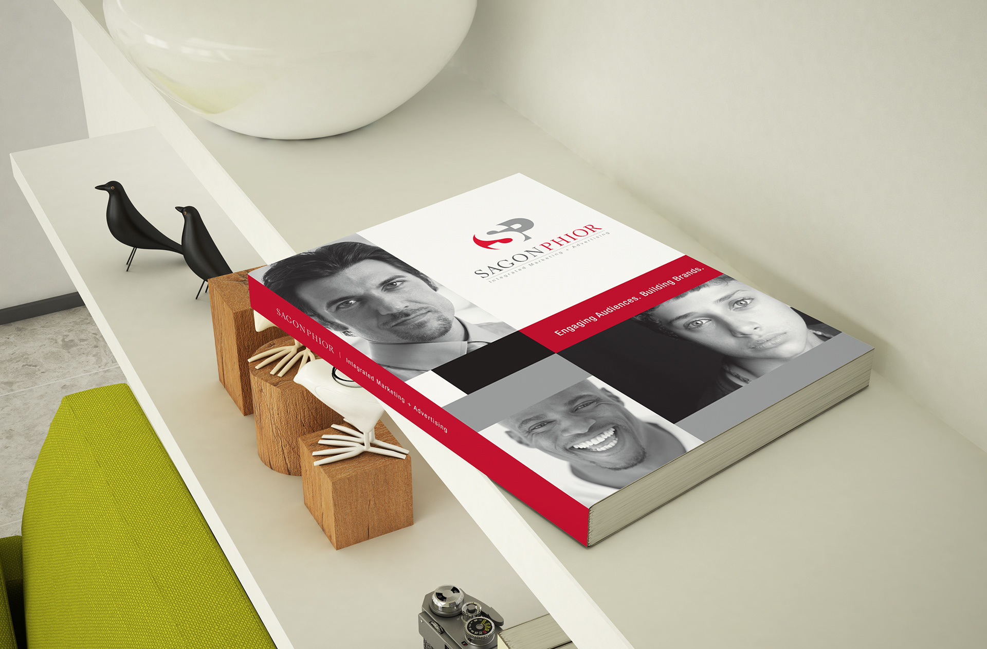 Sagon-Phior — 128-Page Agency Credentials Hardcover Book