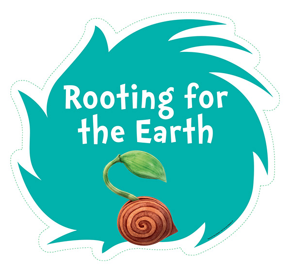 American Heart Association — Teaching Gardens 'Rooting for the Earth' Planter Sign