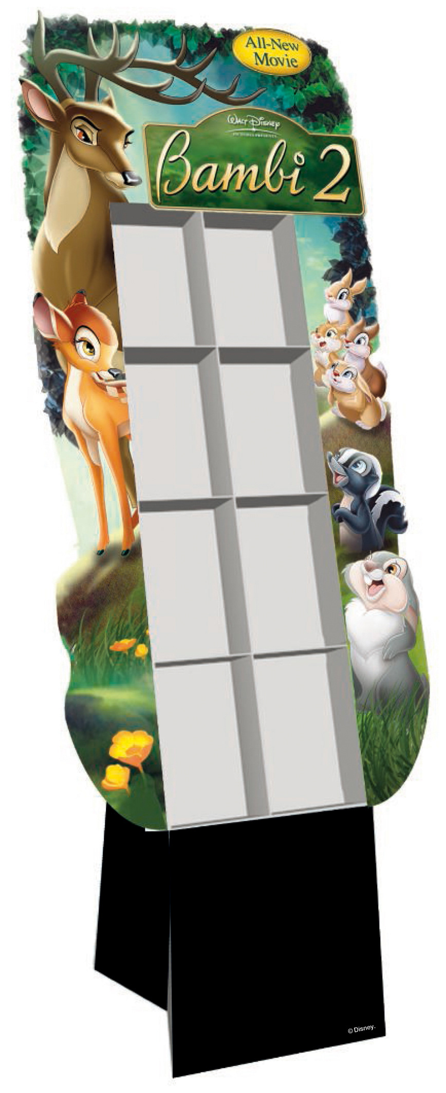 Disney — Bambi 2 Freestanding Retail DVD Stand